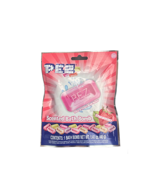 Pez Scented Bath Bomb Strawberry