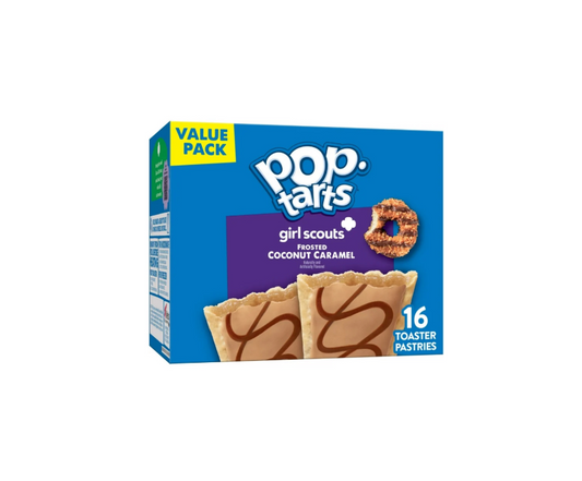 Pop Tarts Girl Scouts Frosted Coconut Caramel