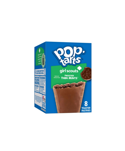 Pop Tarts Girl Scouts Frosted Thin Mints Box Front View