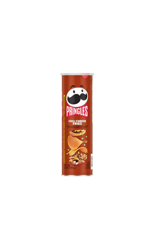 Pringles Chili Cheese Fries Tube Front View