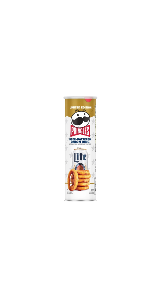 Pringles Miller Lite Beer Battered Onion Ring