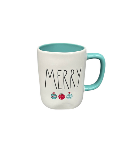 Rae Dunn Cream Ceramic Mug Merry