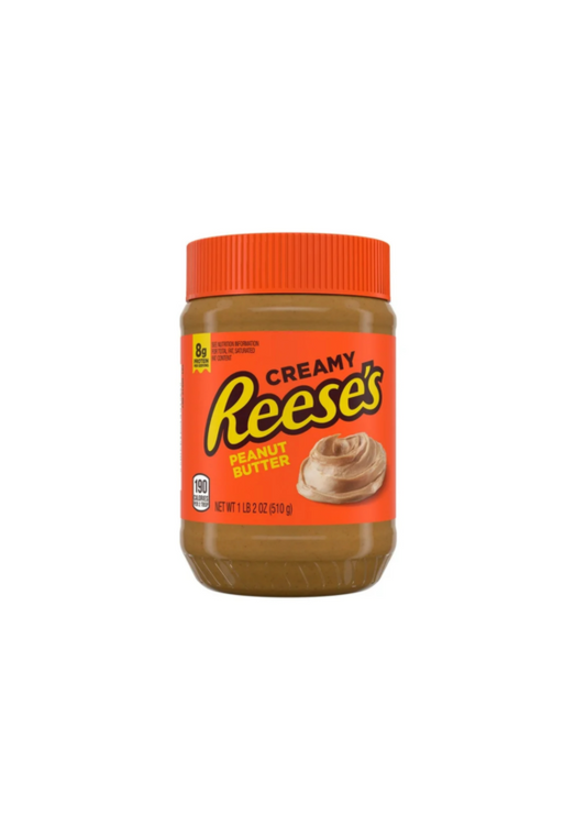 Reese's Creamy Peanut Butter Spread Jar Front View