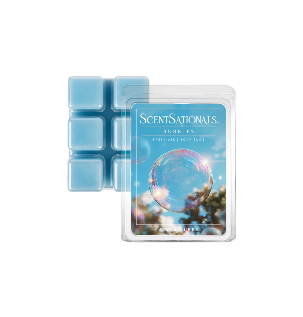 ScentSationals 6 Wax Melts Bubbles