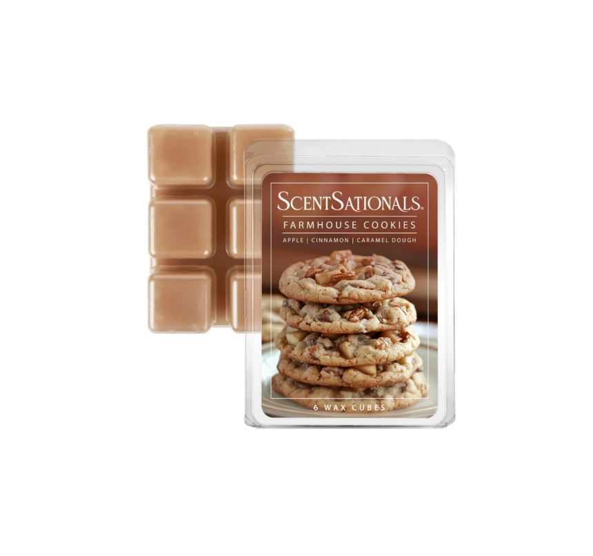ScentSationals 6 Wax Melts Farmhouse Cookies Scent