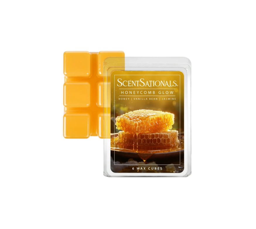 ScentSationals 6 Wax Melts Honeycomb Glow Scent