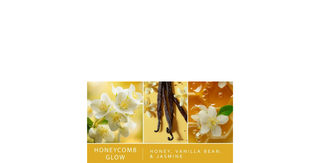 ScentSationals 6 Wax Melts Honeycomb Glow Scent Notes