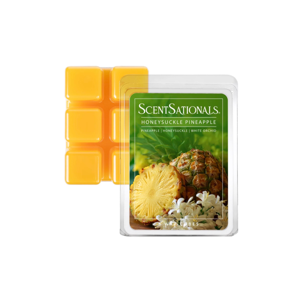 ScentSationals 6 Wax Melts Honeysuckle Pineapple