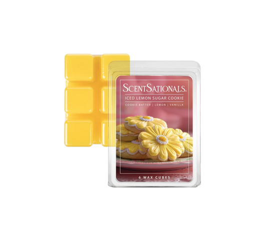 ScentSationals 6 Wax Melts Iced Lemon Sugar Cookie Scent
