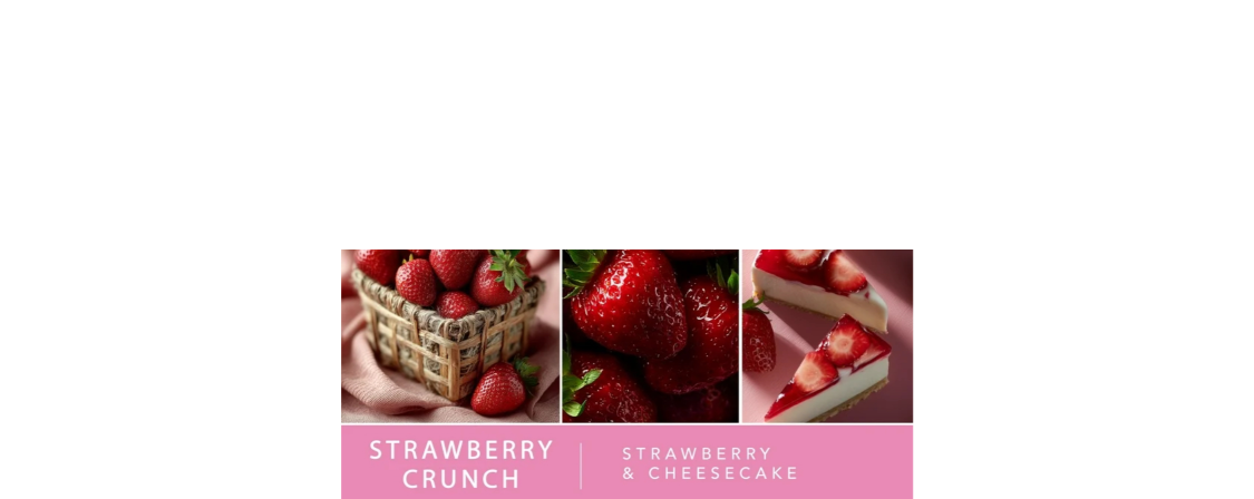 ScentSationals 6 Wax Melts Strawberry Crunch Scent Notes
