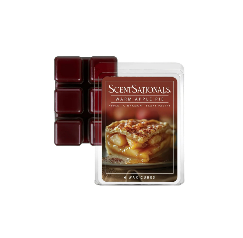 ScentSationals 6 Wax Melts Warm Apple Pie Scent