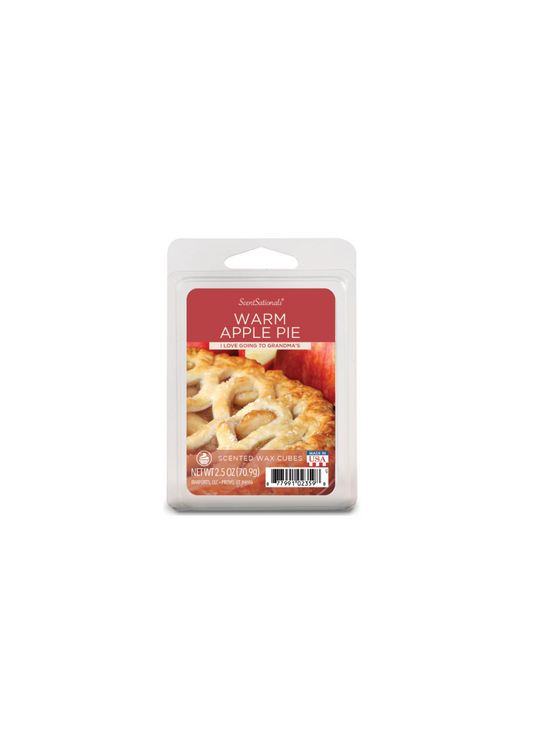 ScentSationals 6 Wax Melts Warm Apple Pie Scent