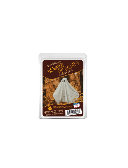 Scentsationals Wax Melts Beware Of Scares Cypress And Amber Front View