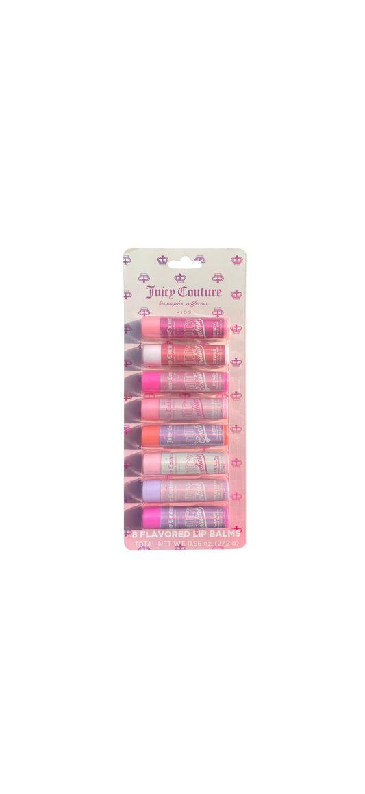 Set Of 8 Flavoured Lip Balms Juicy Couture Kids