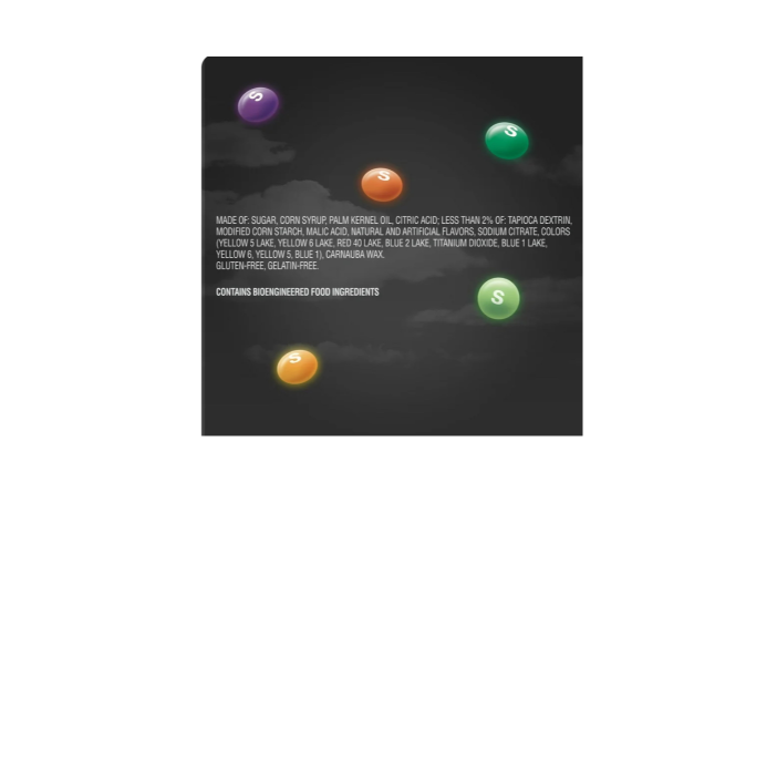 Skittles Shriekers Ingredients