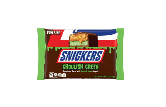Snickers Ghoulish Green Bag