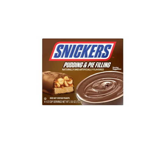Snickers Pudding And Pie Filling Mix Front View