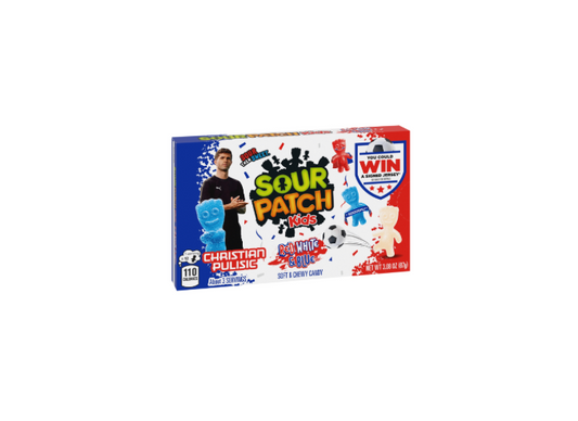 Sour Patch Kids Christian Pulisic Red White & Blue Movie Snack Box