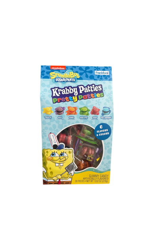 SpongeBob Square Pants Krabby Patties Gummy Candy Pretty Patties
