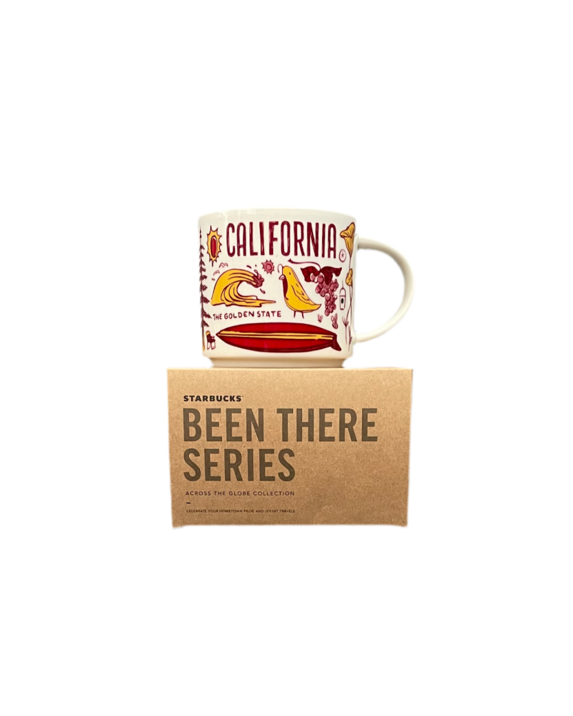 Starbucks Ceramic Mug Been There Series California Front View