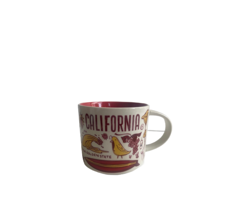 Starbucks Ceramic Mug Been There Series California Inside