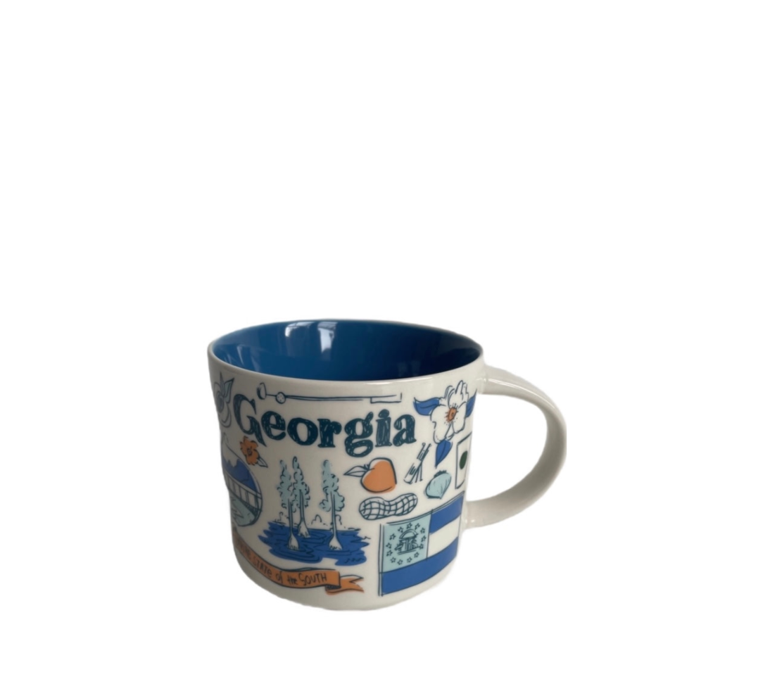 Starbucks Ceramic Mug Been There Series Georgia Inside