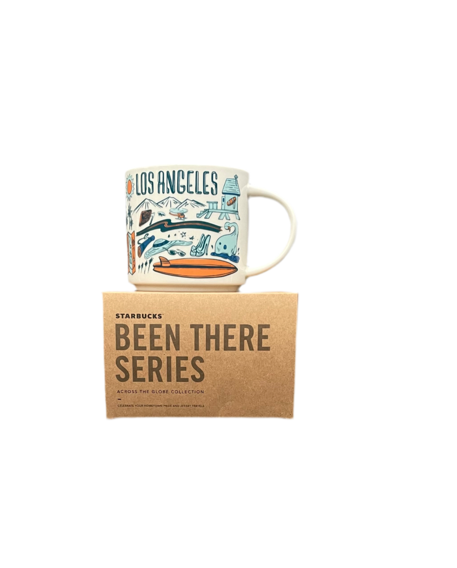 Starbucks Ceramic Mug Been There Series Los Angeles Front View