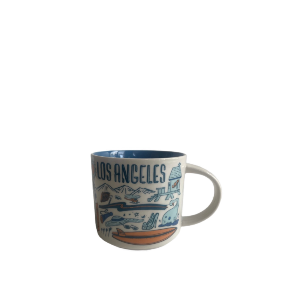 Starbucks Ceramic Mug Been There Series Los Angeles Inside