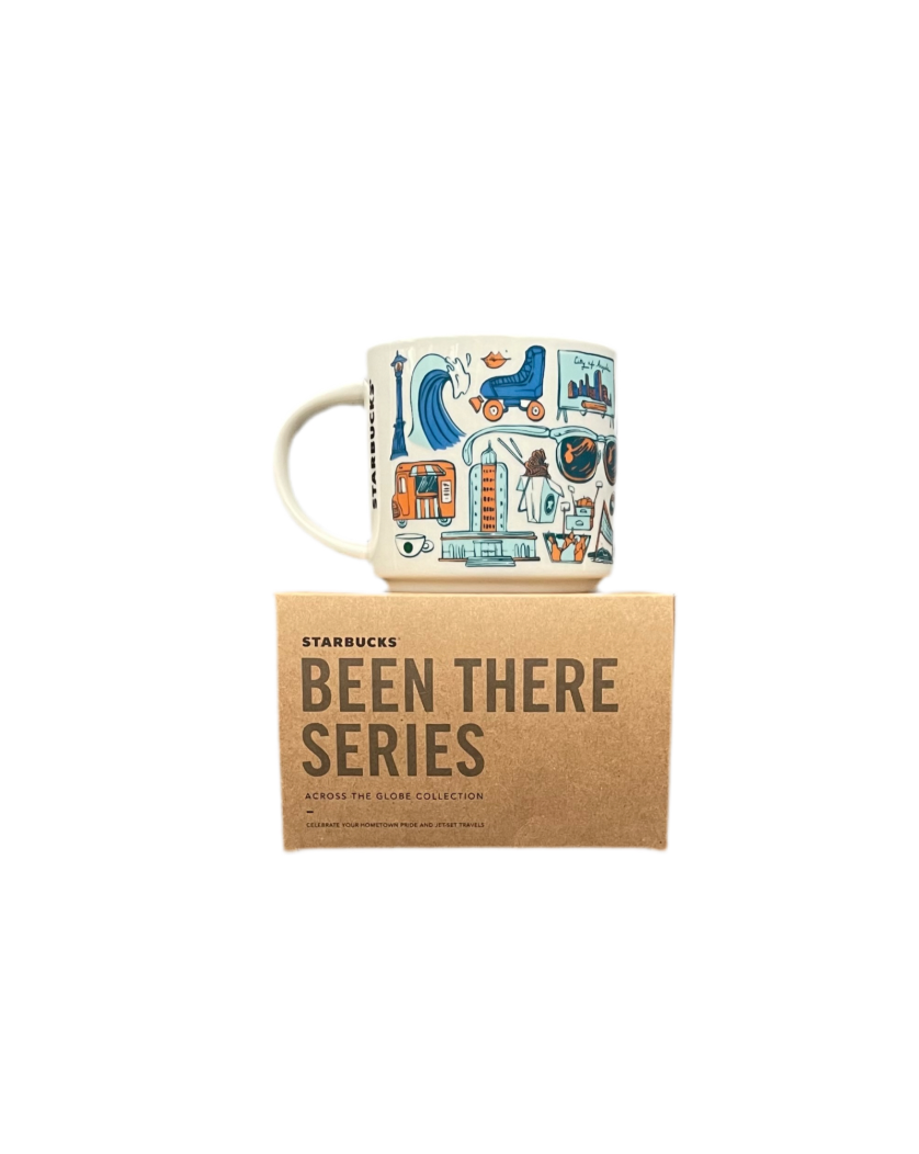 Starbucks Ceramic Mug Been There Series Los Angeles Rear View