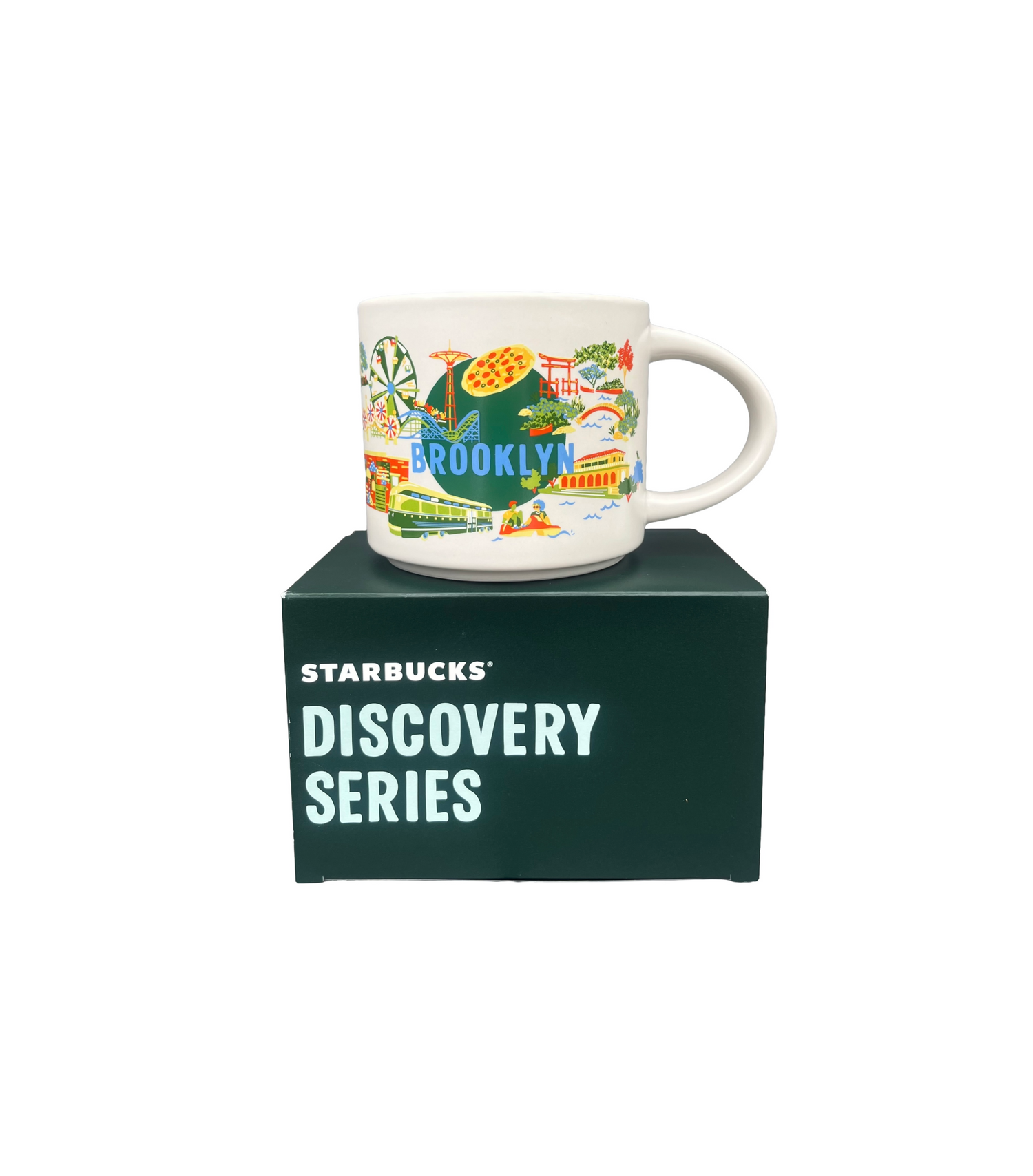 Starbucks Ceramic Mug DISCOVERY SERIES BROOKYLN Front Side