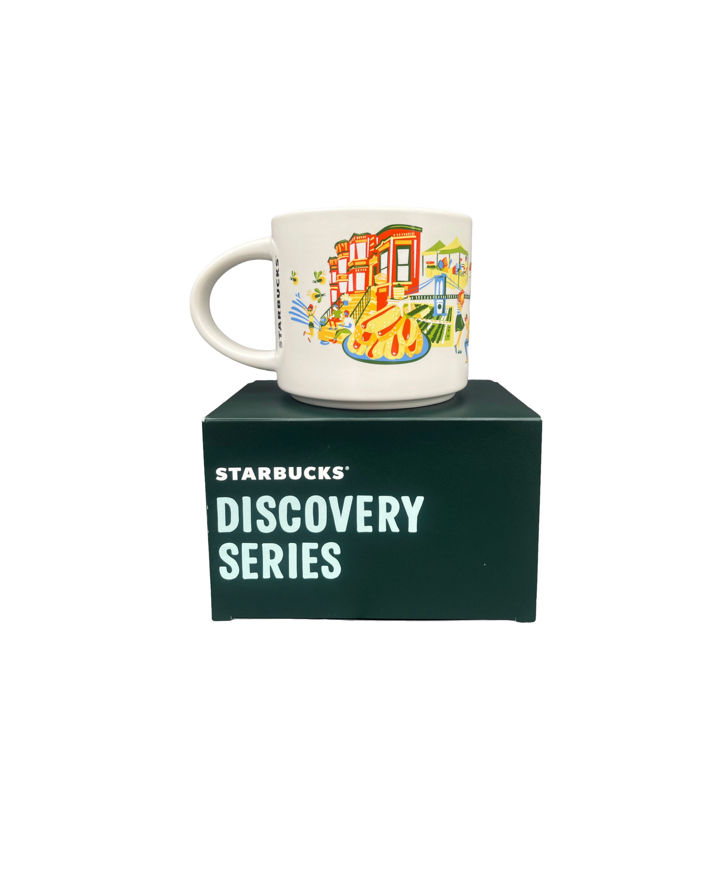 Starbucks Ceramic Mug DISCOVERY SERIES BROOKYLN Rear Side