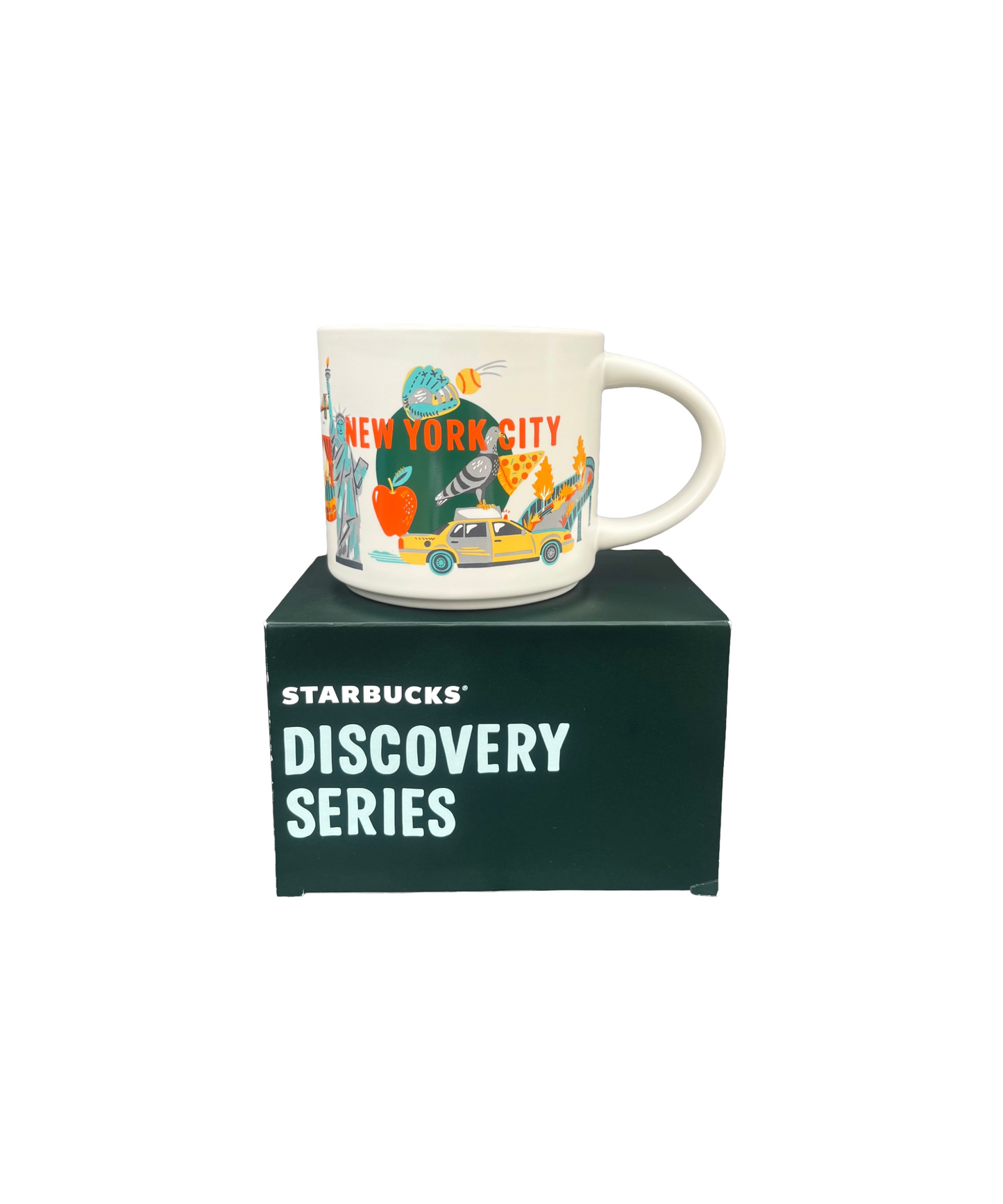 Starbucks Ceramic Mug DISCOVERY SERIES NEW YORK CITY Front View