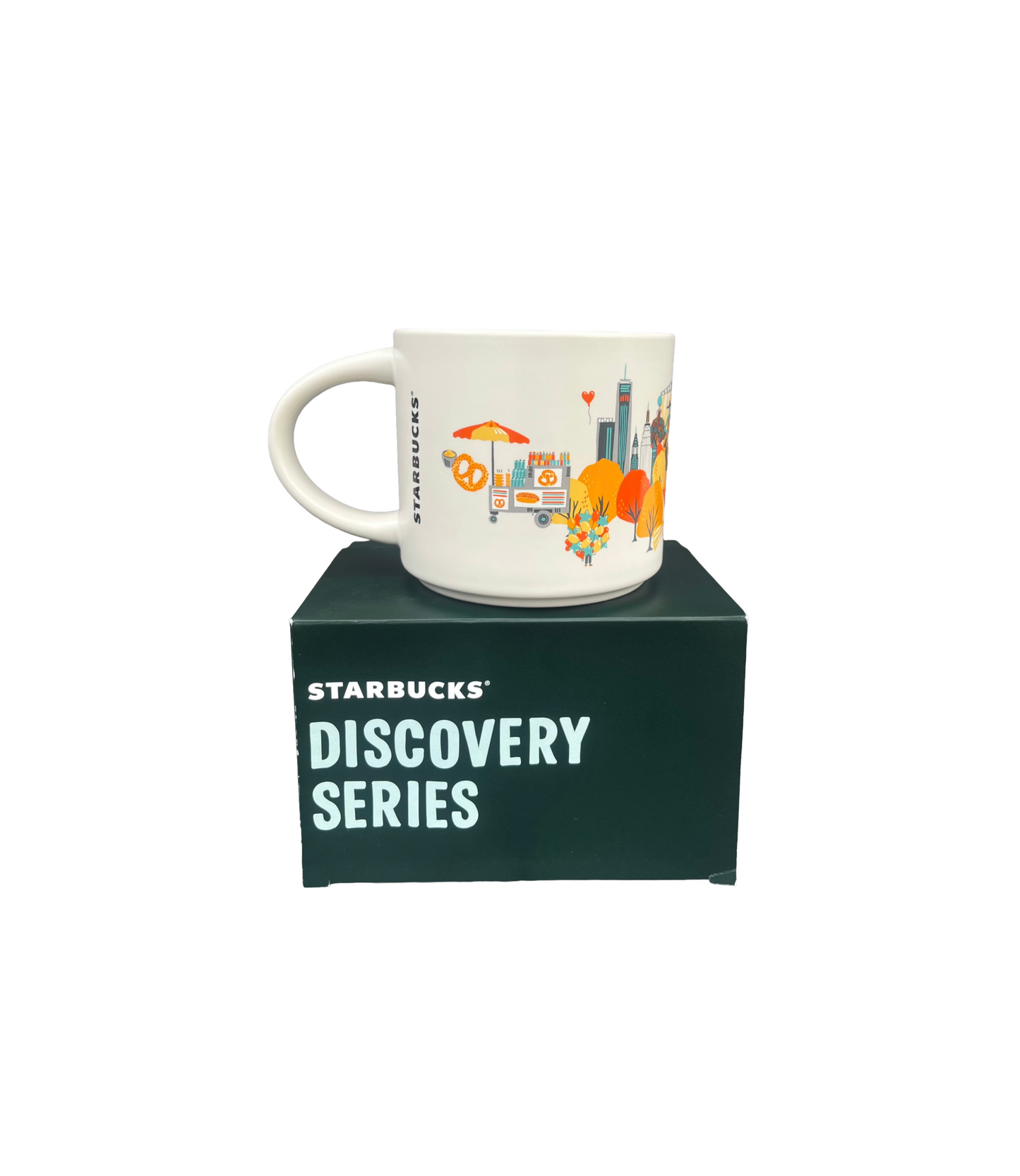 Starbucks Ceramic Mug DISCOVERY SERIES NEW YORK CITY Rear View