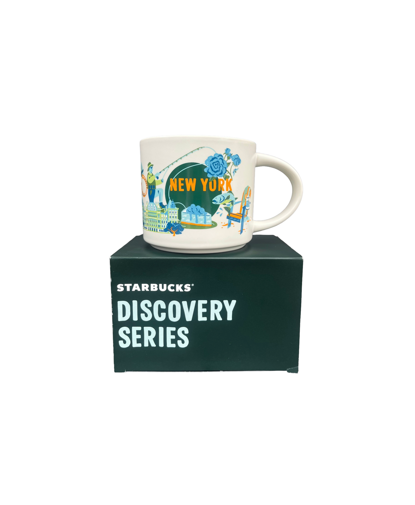 Starbucks Ceramic Mug DISCOVERY SERIES NEW YORK Front View