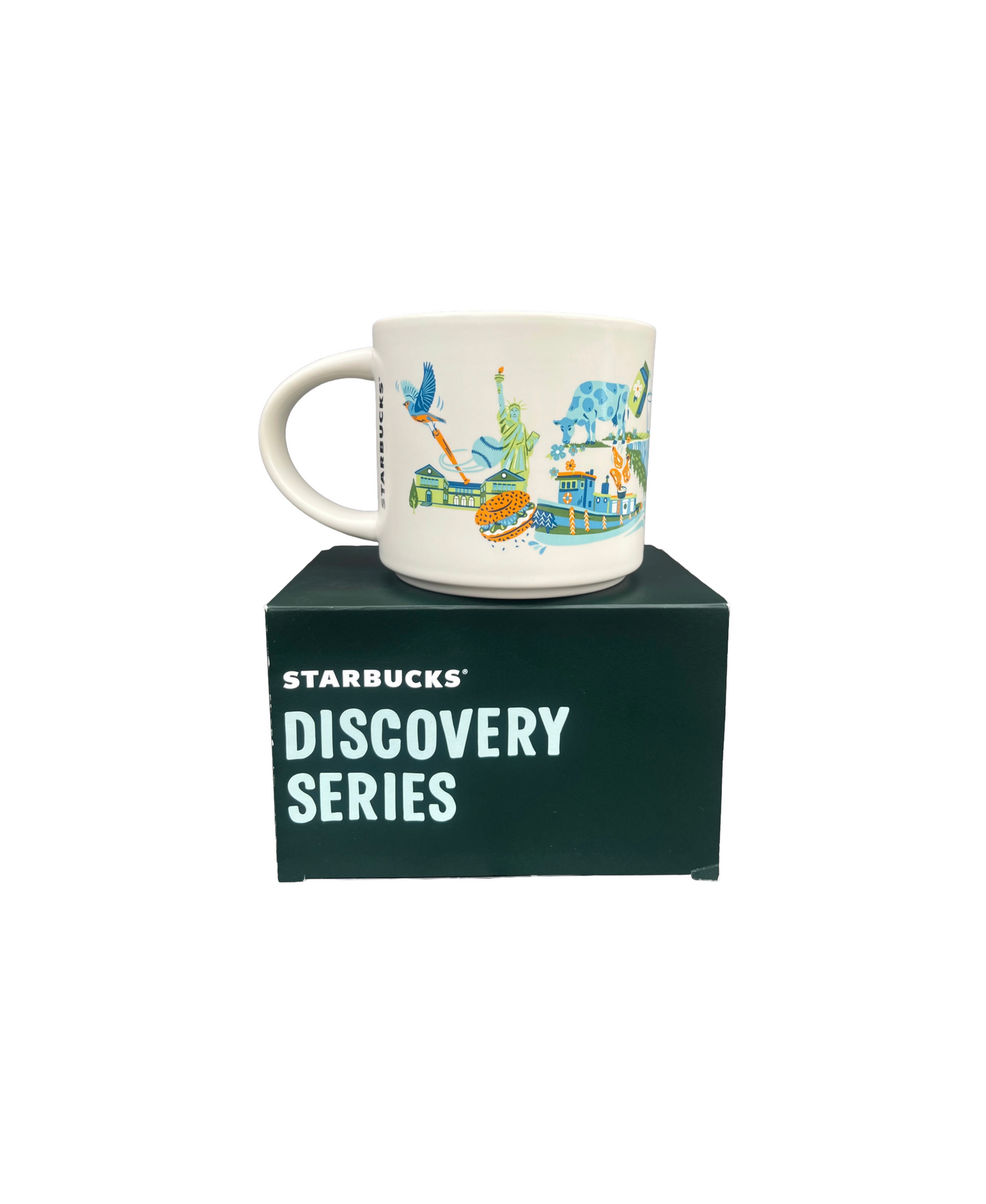 Starbucks Ceramic Mug DISCOVERY SERIES NEW YORK Rear View