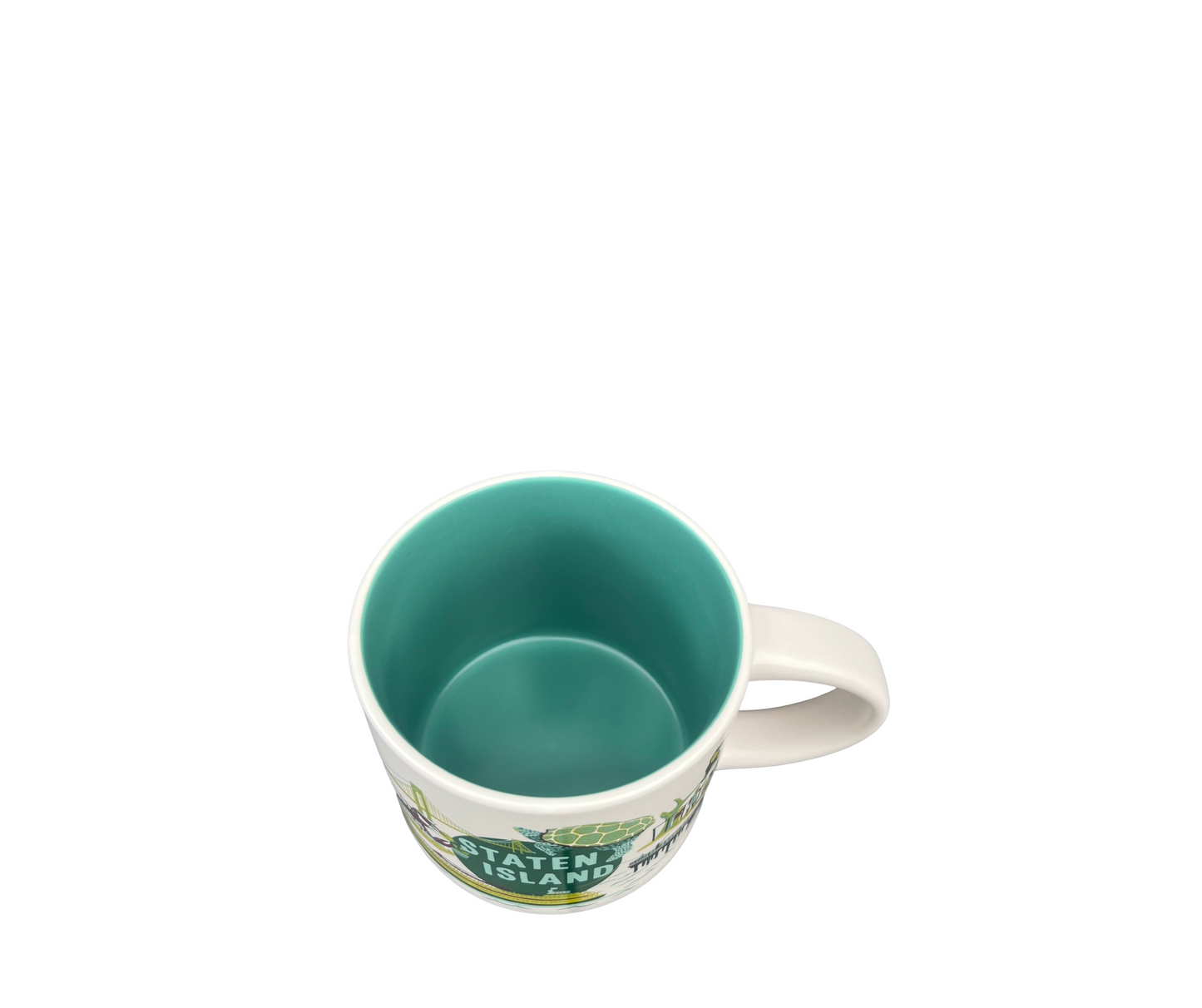 Starbucks Ceramic Mug DISCOVERY SERIES STATEN ISLAND Inner