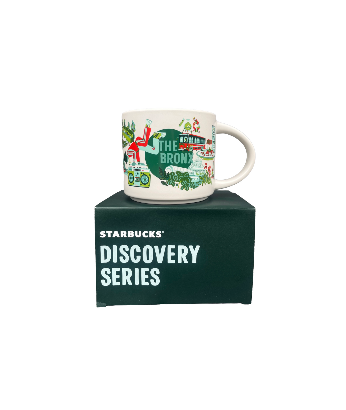 Starbucks Ceramic Mug DISCOVERY SERIES THE BRONX Front View