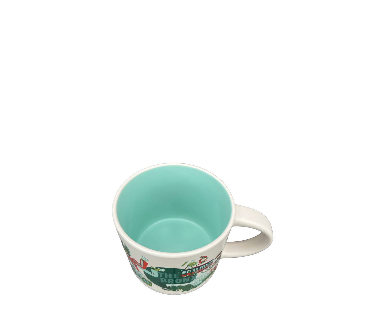 Starbucks Ceramic Mug DISCOVERY SERIES THE BRONX Inner