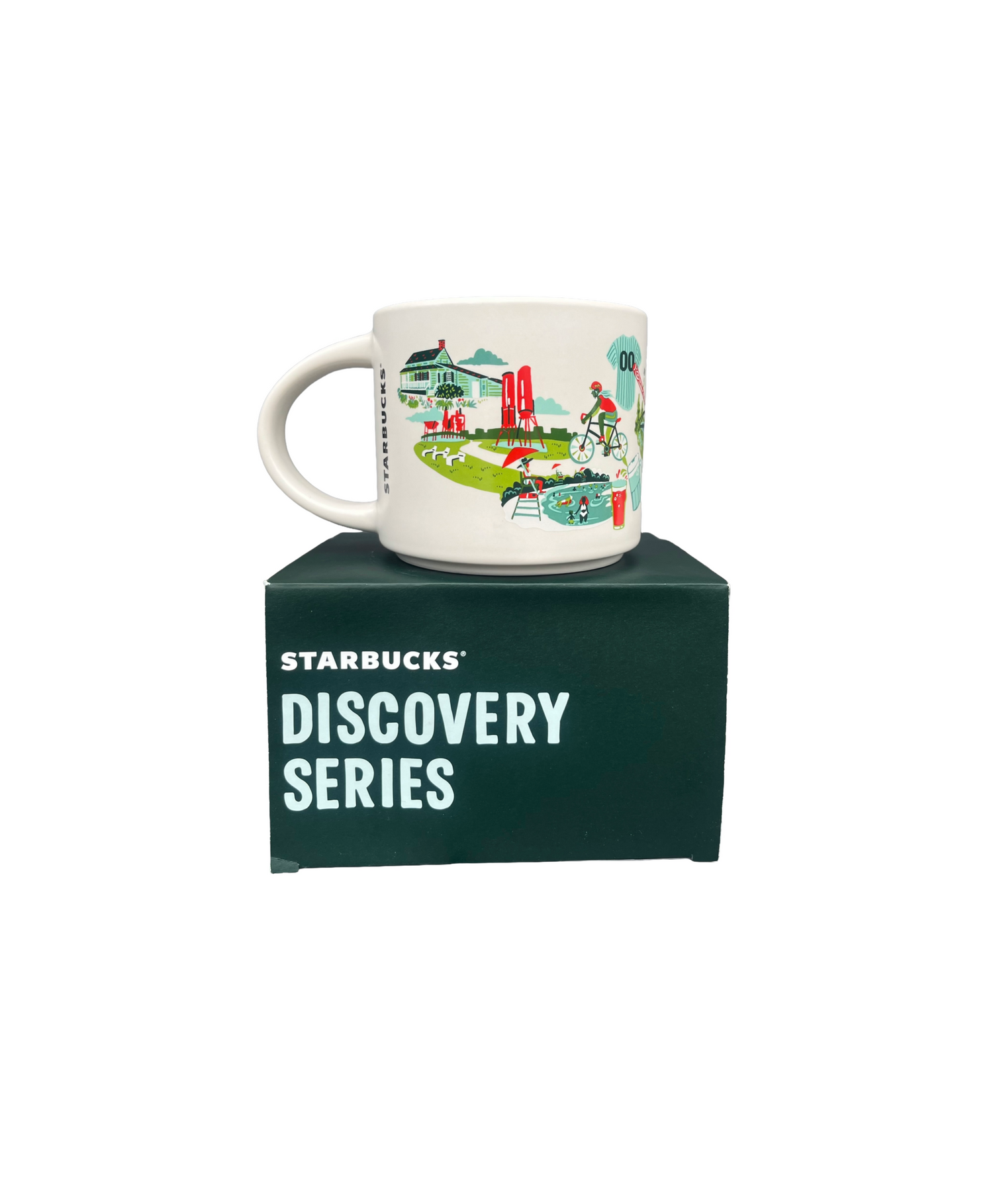 Starbucks Ceramic Mug DISCOVERY SERIES THE BRONX Rear View