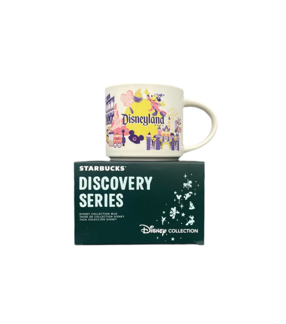 Starbucks Ceramic Mug Discovery Series Disneyland California Front View 