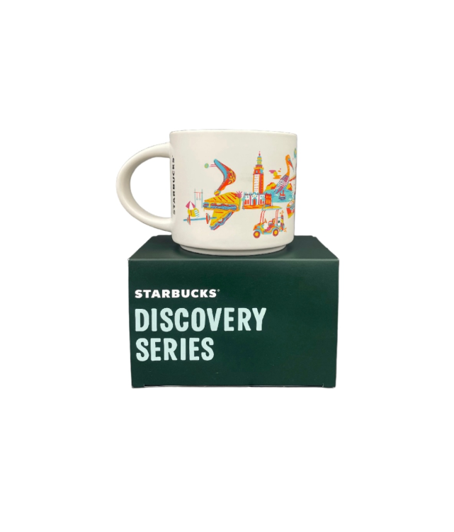 Starbucks Ceramic Mug Discovery Series Miami Rear View