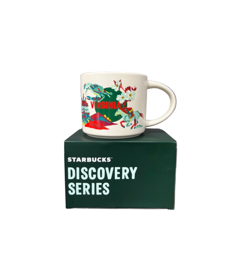 Starbucks Ceramic Mug Discovery Series Virginia Front View
