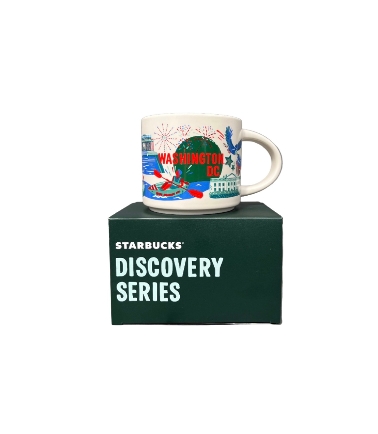 Starbucks Ceramic Mug Discovery Series Washington DC Front View
