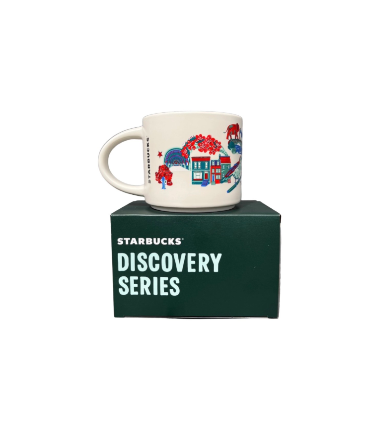Starbucks Ceramic Mug Discovery Series Washington DC Rear View