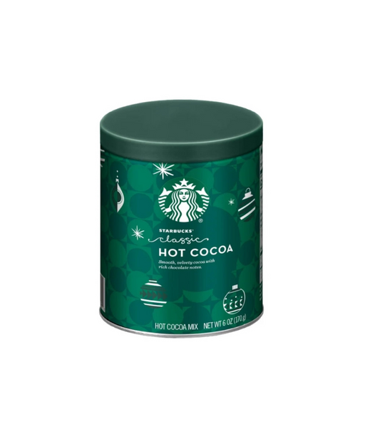 Starbucks Hot Cocoa Tin Classic Flavour Front View