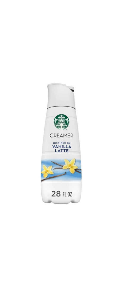 Starbucks Liquid Coffee Creamer Vanilla Latte Bottle