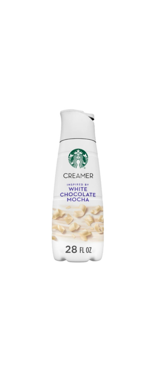 Starbucks Liquid Coffee Creamer White Chocolate Mocha Bottle