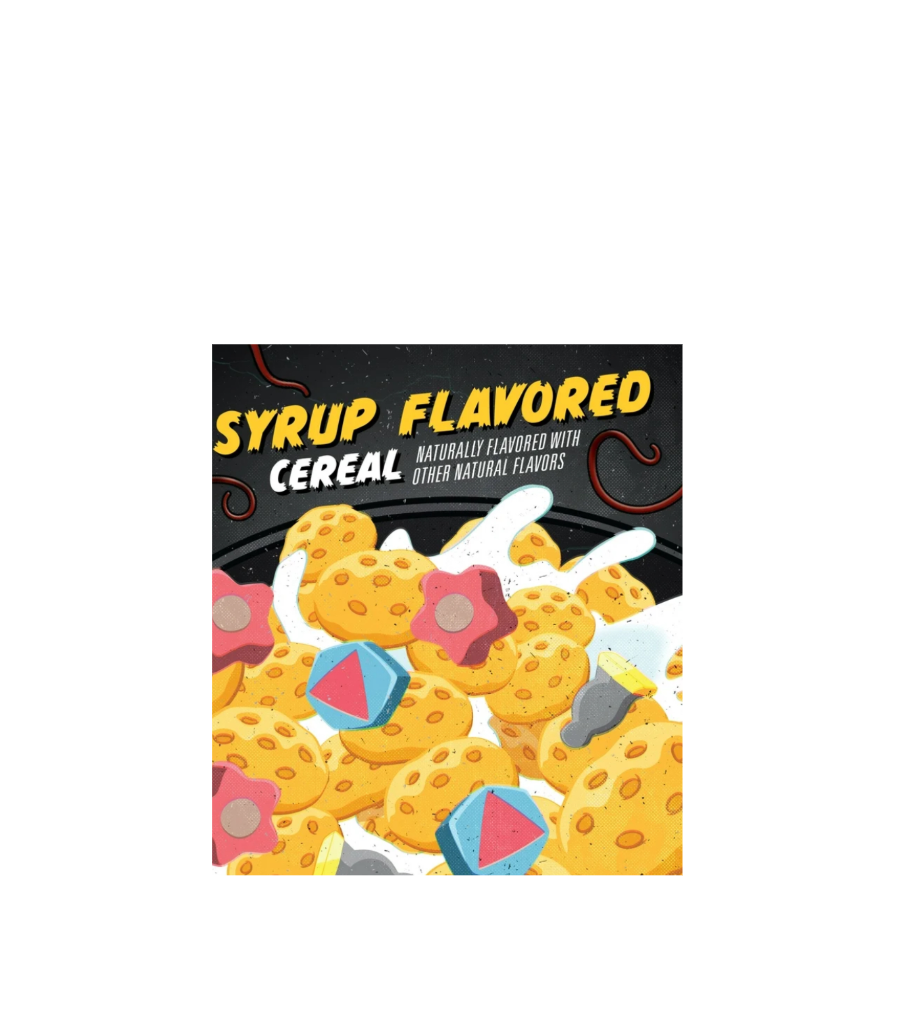 Stranger Things Cereal Demogorgon Crunch Syrup Flavored