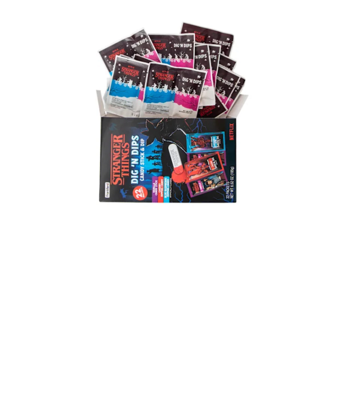 Stranger Things Dig ‘N Dips Candy Stick & Dip Box & Packets