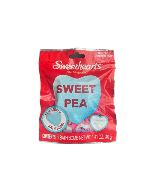 Sweethearts Scented Bath Bomb Blueberry